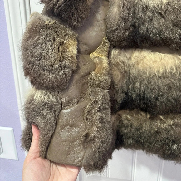 Vintage Rabbit Fur Coat - Picture 2 of 9